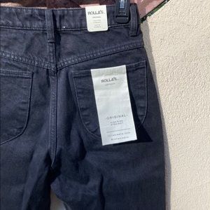 Black Original highrise straight Rollas 
Size 26/6